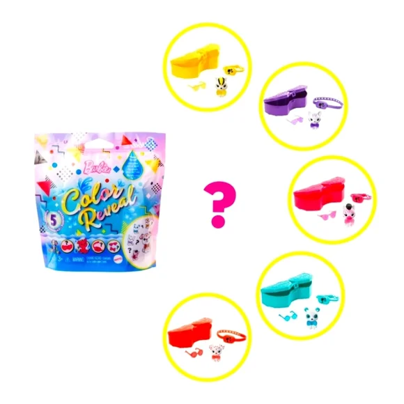Barbie Color Reveal Blind Bags pet series - set of 5 NWT NIP - Picture 2 of 10